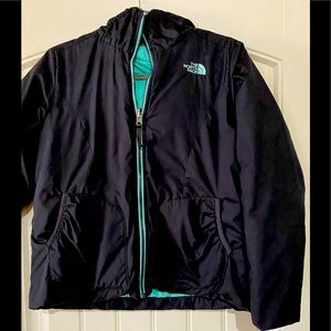 Girls North Face reversible jacket